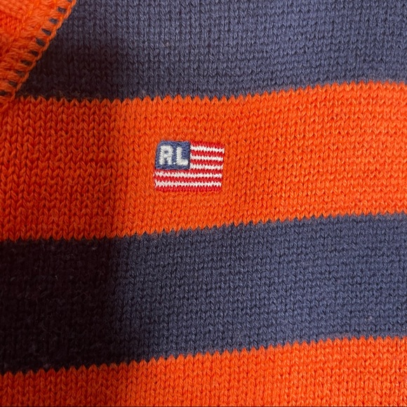 Ralph Lauren Striped Vintage Sweater, Size Small - Picture 2 of 4